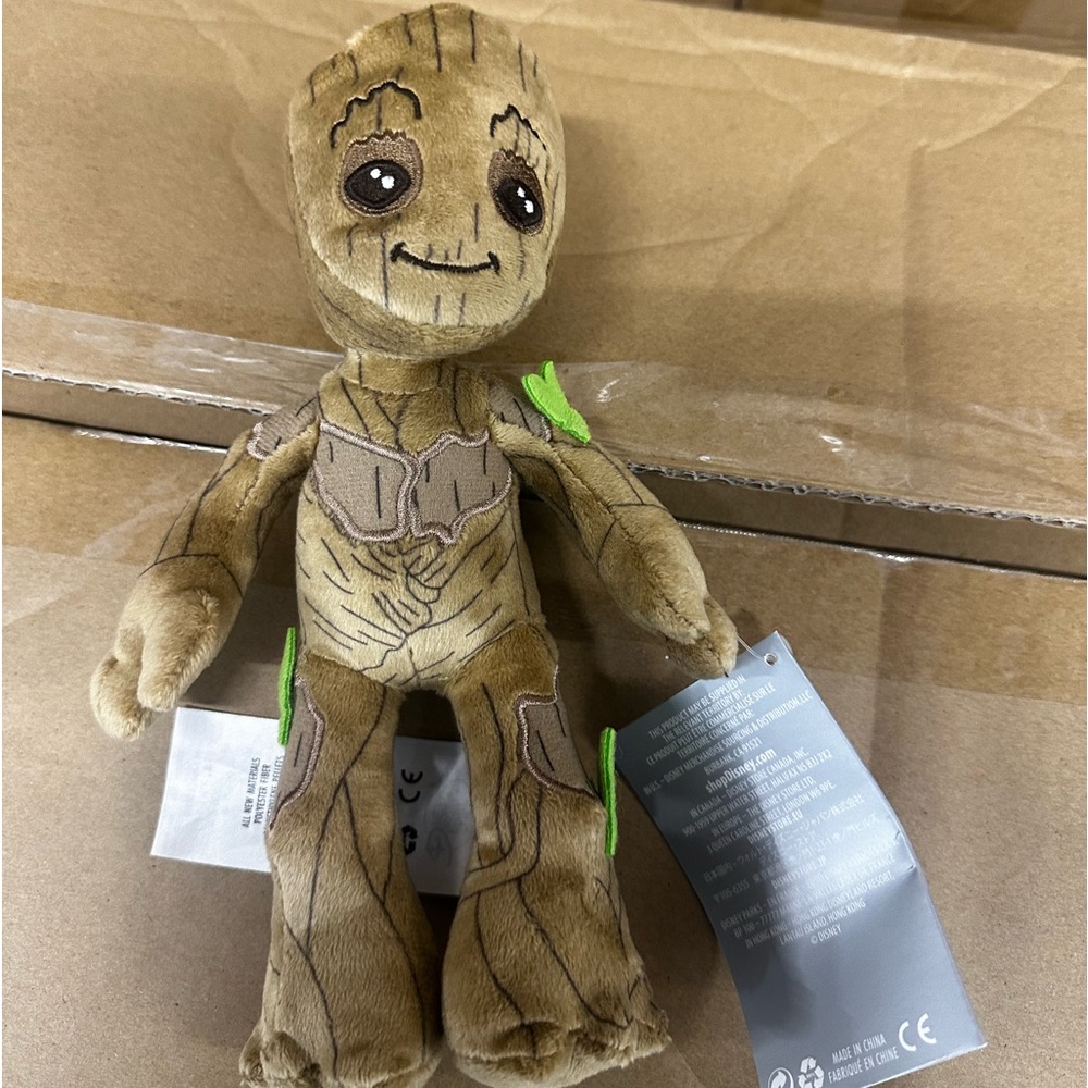 Disney Parks Marvel Baby Groot Plush Doll with TAG ~8.5" Guardians of the Galaxy
